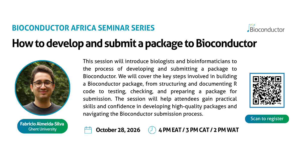 How to develop and submit a package to Bioconductor poster